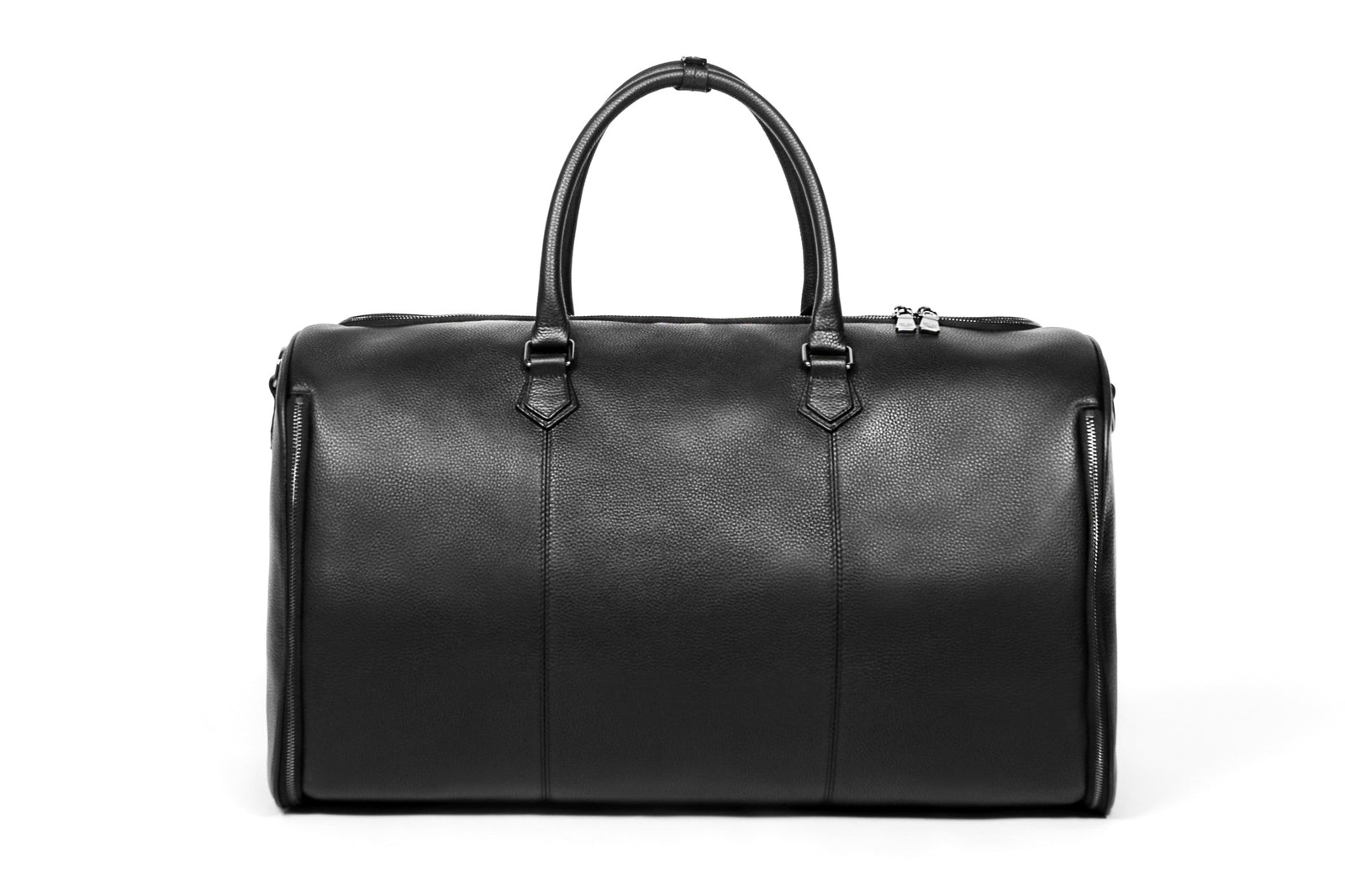 2in1 Leder Anzugtasche "GRYAN" Schwarz